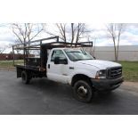 2003 FORD F-450 SUPER DUTY, 2WD, 6.0L V8 32V TURBO DIESEL, VIN 1FDXF46P83ED40184, 284,506 MILES SHO