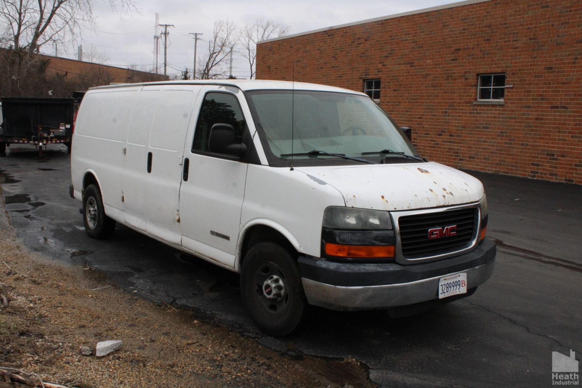 2006 GMC SAVANA G3500 EXTENDED CARGO VAN, 6.0L V8, VIN 1GTHG39U261207756, 158,872 MILES SHOWN