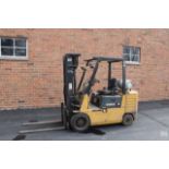 CATERPILLAR MODEL GC30 LP FORKLIFT, S/N 6EM02026, 5,300LB. LIFTING CAPACITY, 187" MAX LIFT HEIGHT,