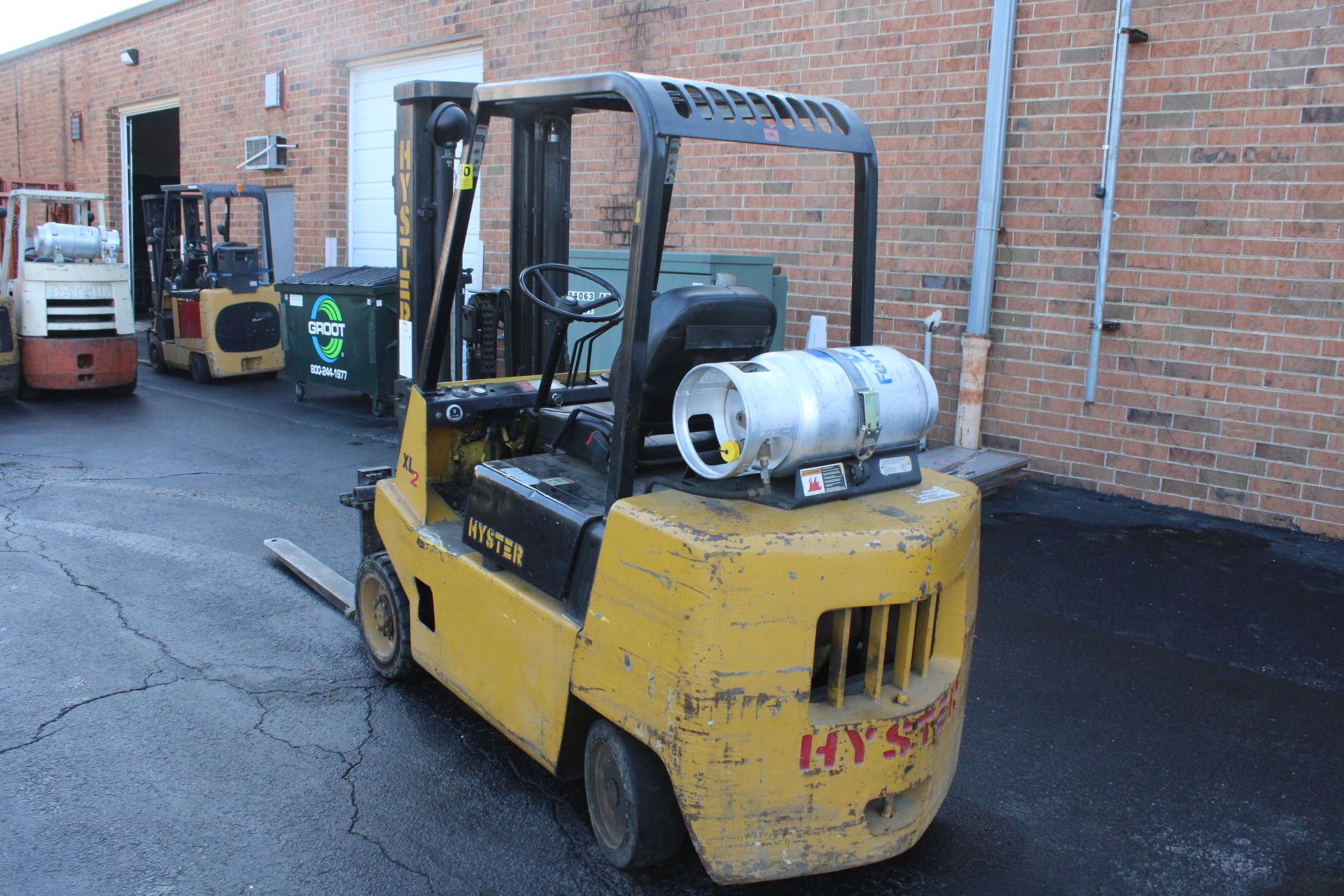 HYSTER MODEL S60XL LP FORKLIFT, S/N A187V16853L, MAX HT. 177", MAX LIFT 6,000LBS. 4,006 HOURS SH - Image 4 of 6