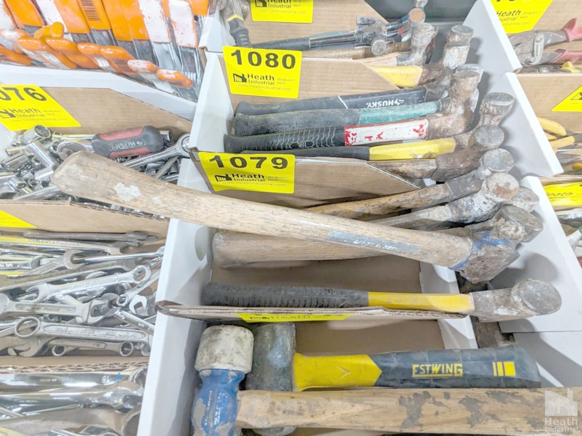 ASSORTED HAMMERS IN BOX