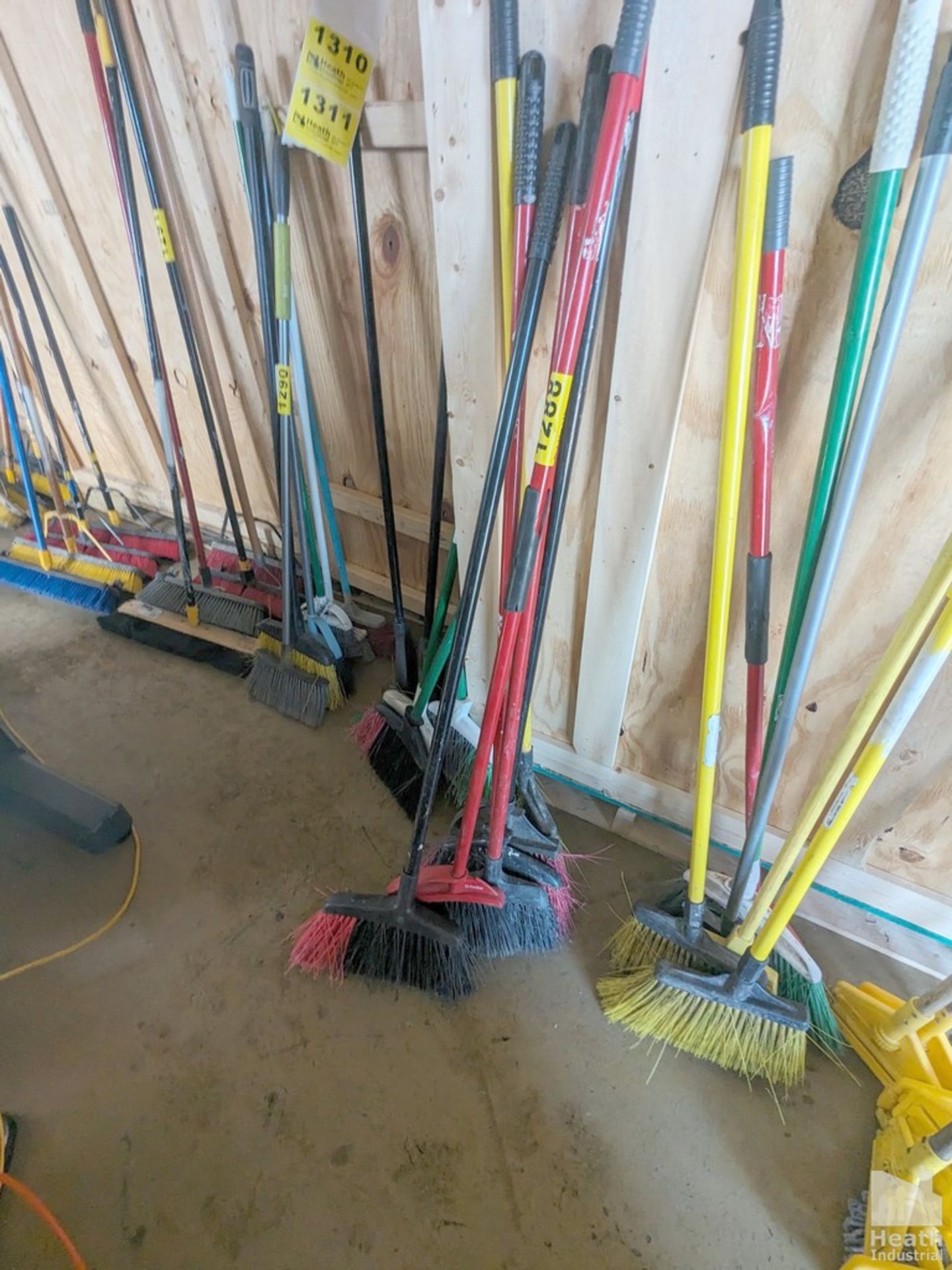 ASSORTED SWEEPER BROOMS