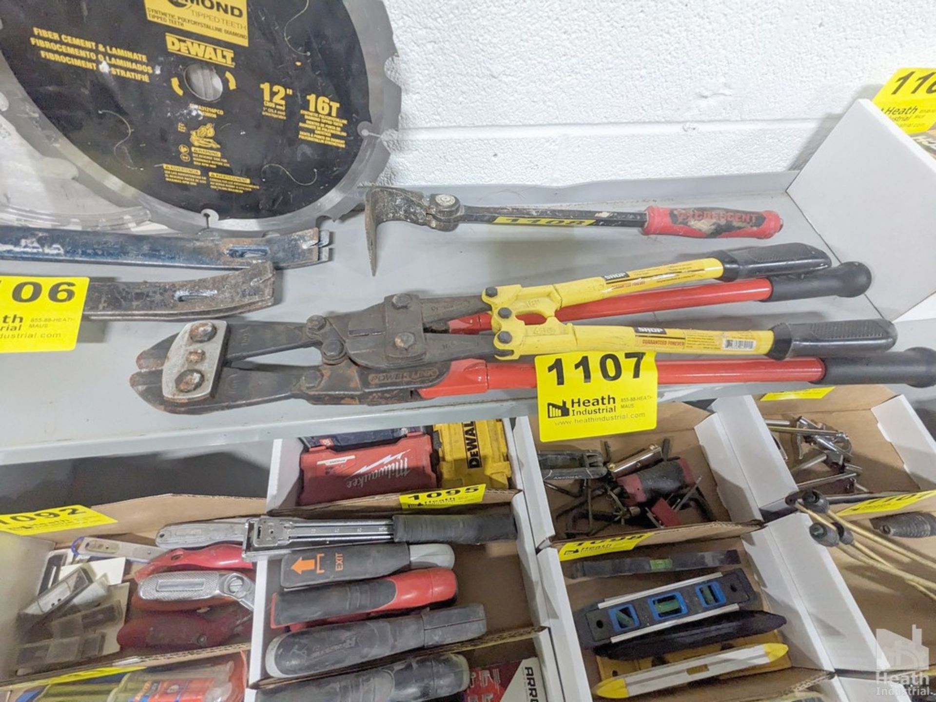 (2) CRIMPERS/BOLT CUTTERS, 16" TOOLSHOP AND 24" POWERLINK