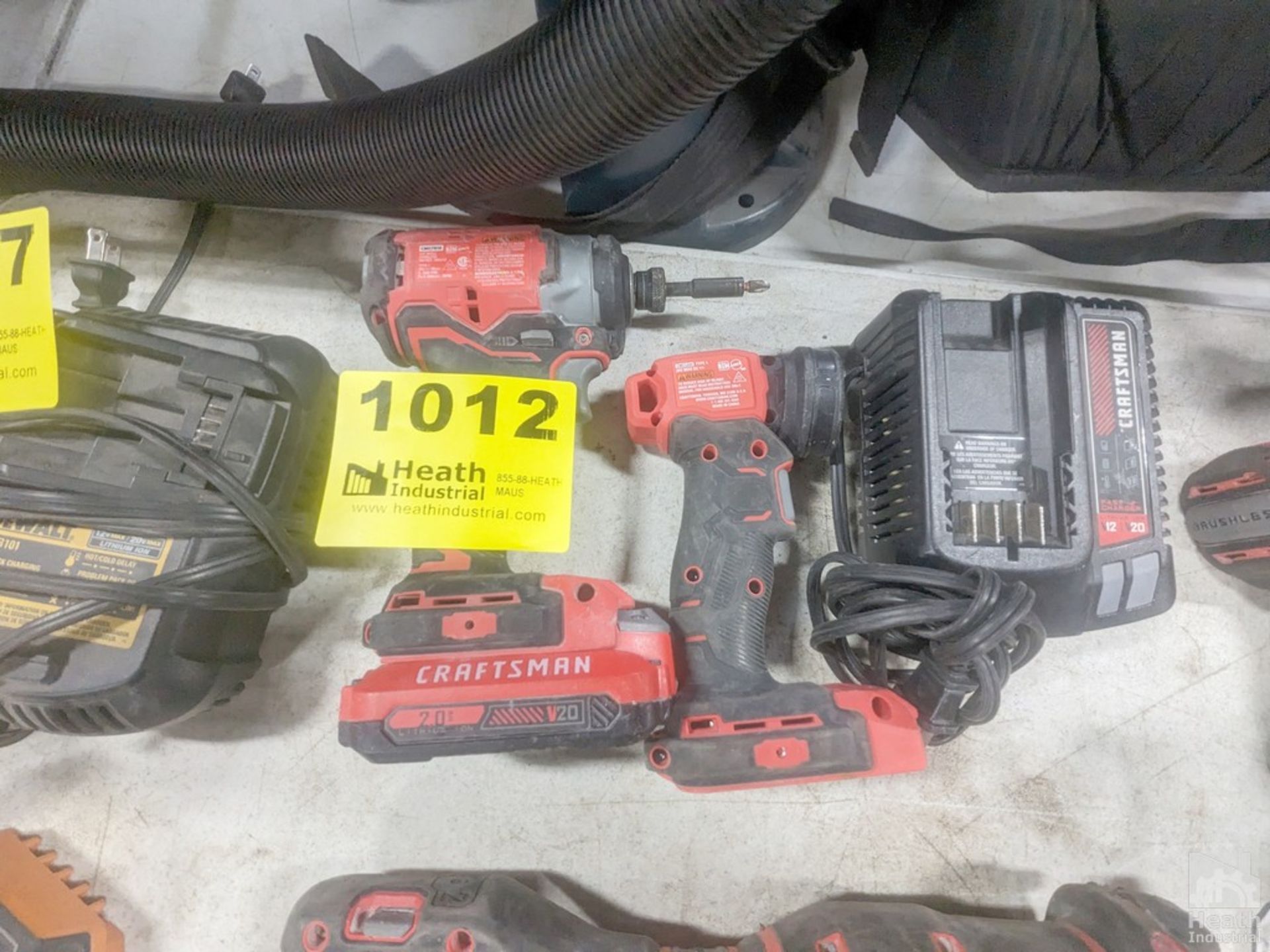 CRAFTSMAN CORDLESS DRILL/DRIVER AND FLASHLIGHT, WITH 20V LITHIUM BATTERY AND CHARGER