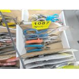 ASSORTED METAL SHEARS IN BOX