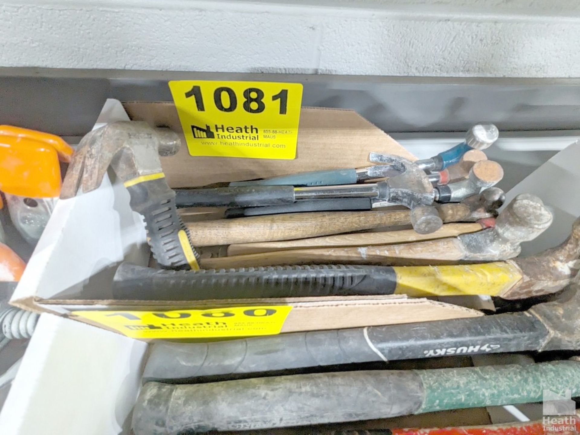 ASSORTED HAMMERS IN BOX