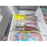 ASSORTED UTILITY KNIVES AND BLADES IN BOX