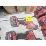 MILWAUKEE CAT. NO. 2719-20 CORDLESS HACKZALL WITH 18V LITHIUM BATTERY (NO CHARGER)