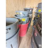 (3) ASSORTED RUBBERMAID "BRUTE" GARBAGE CANS