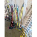 ASSORTED SWEEPER BROOMS