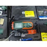 FLIR / EXTECH MODEL HD755 MOISTURE METER WITH CASE & ACCESSOIRES