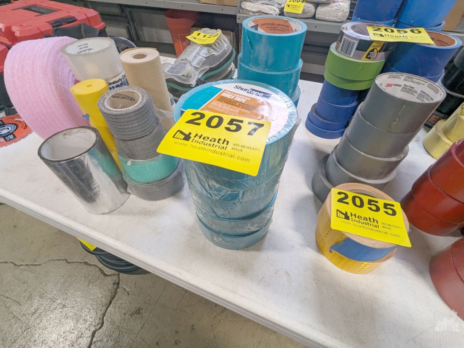 LARGE QUANTITY OF SHURTAPE POLY-HANGING DUCT TAPE