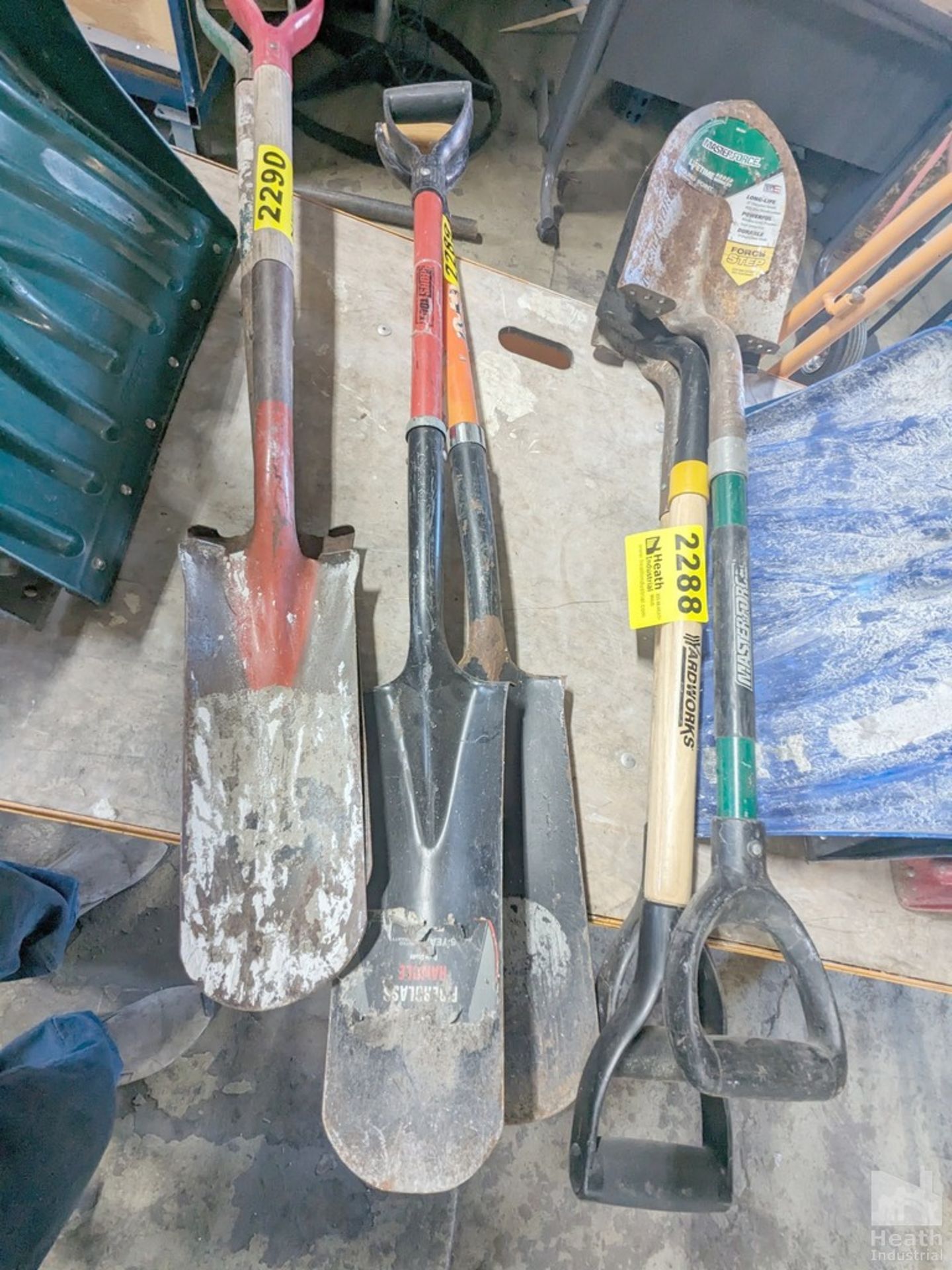 (2) ASSORTED TRENCHING SHOVELS