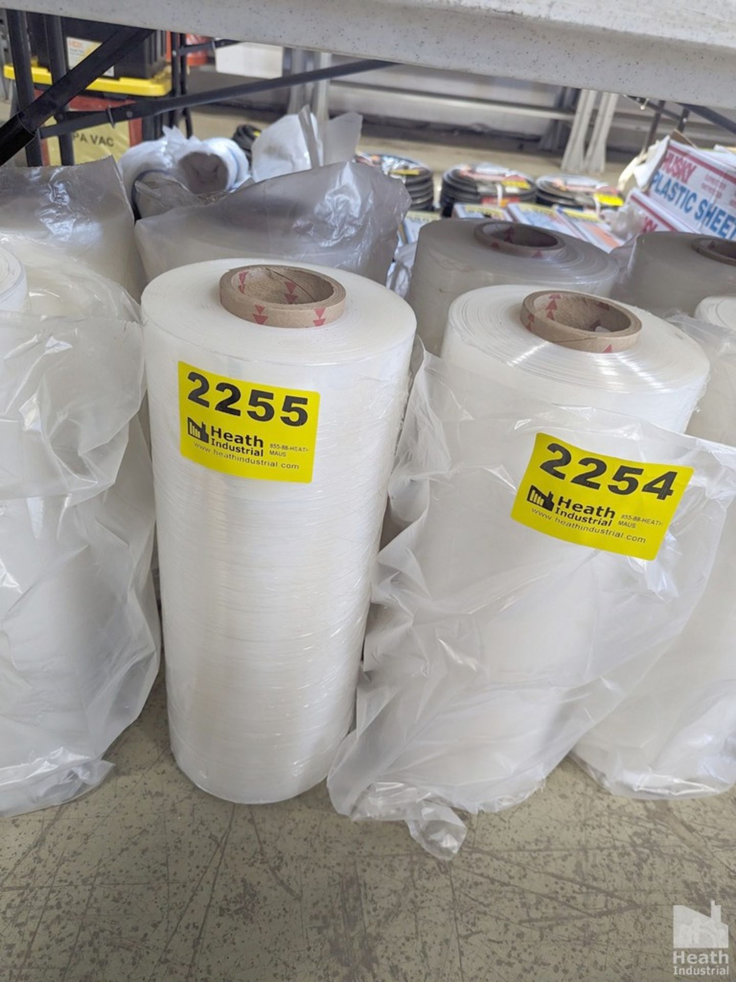 (2) LARGE ROLLS OF STRETCH WRAP MATERIAL