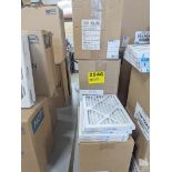 ASSORTED AIR FILTERS IN FOUR BOXES, 11" X 10" X 1" AND 9" X 12" X 1"