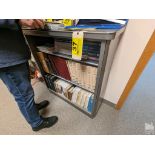 (2) METAL BOOKCASES WITH CONTENTS