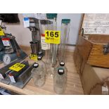 (7) HYDROMETER JARS AND STOPPER