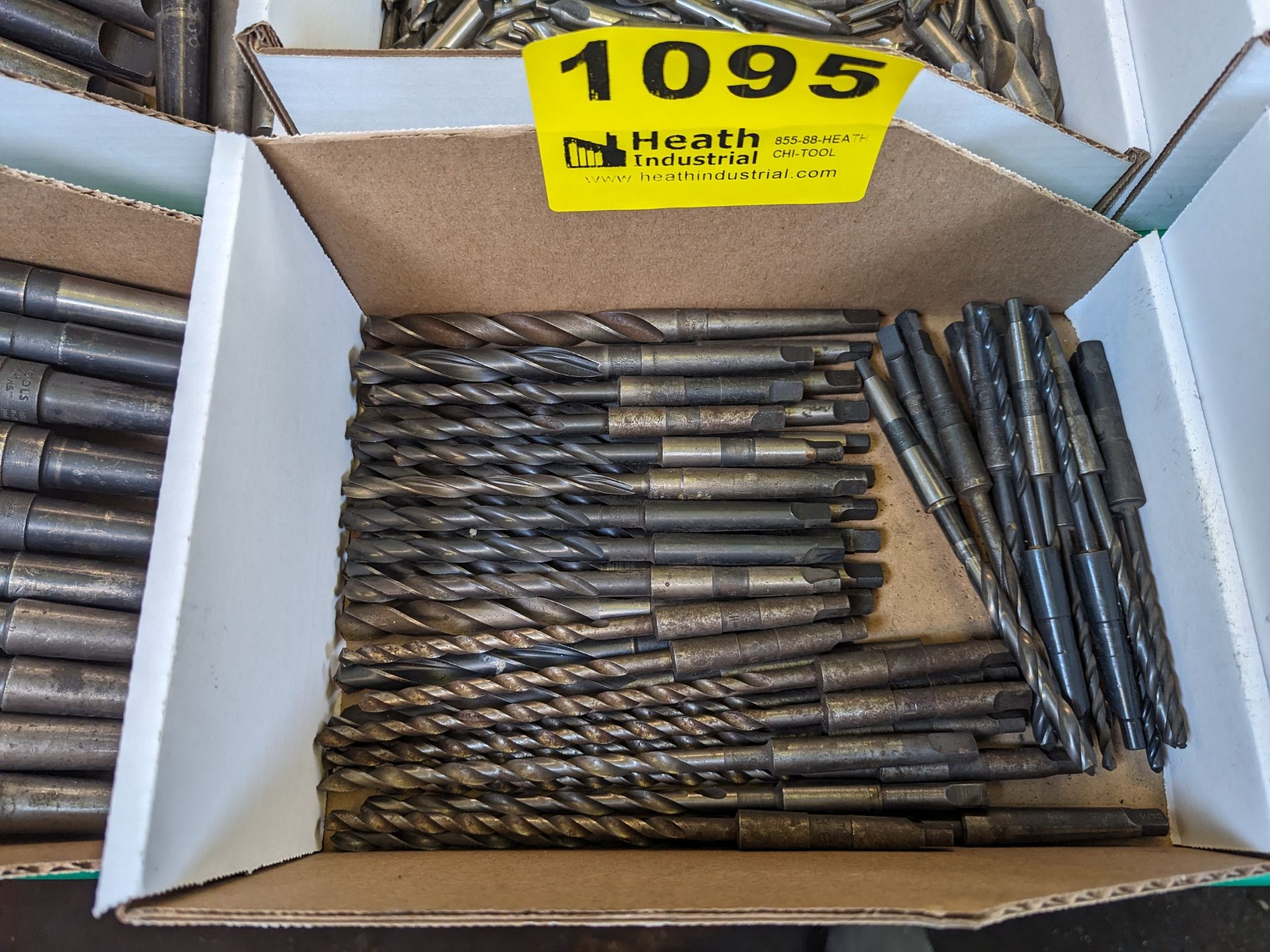 (40) ASSORTED TAPER SHANK DRILL BITS