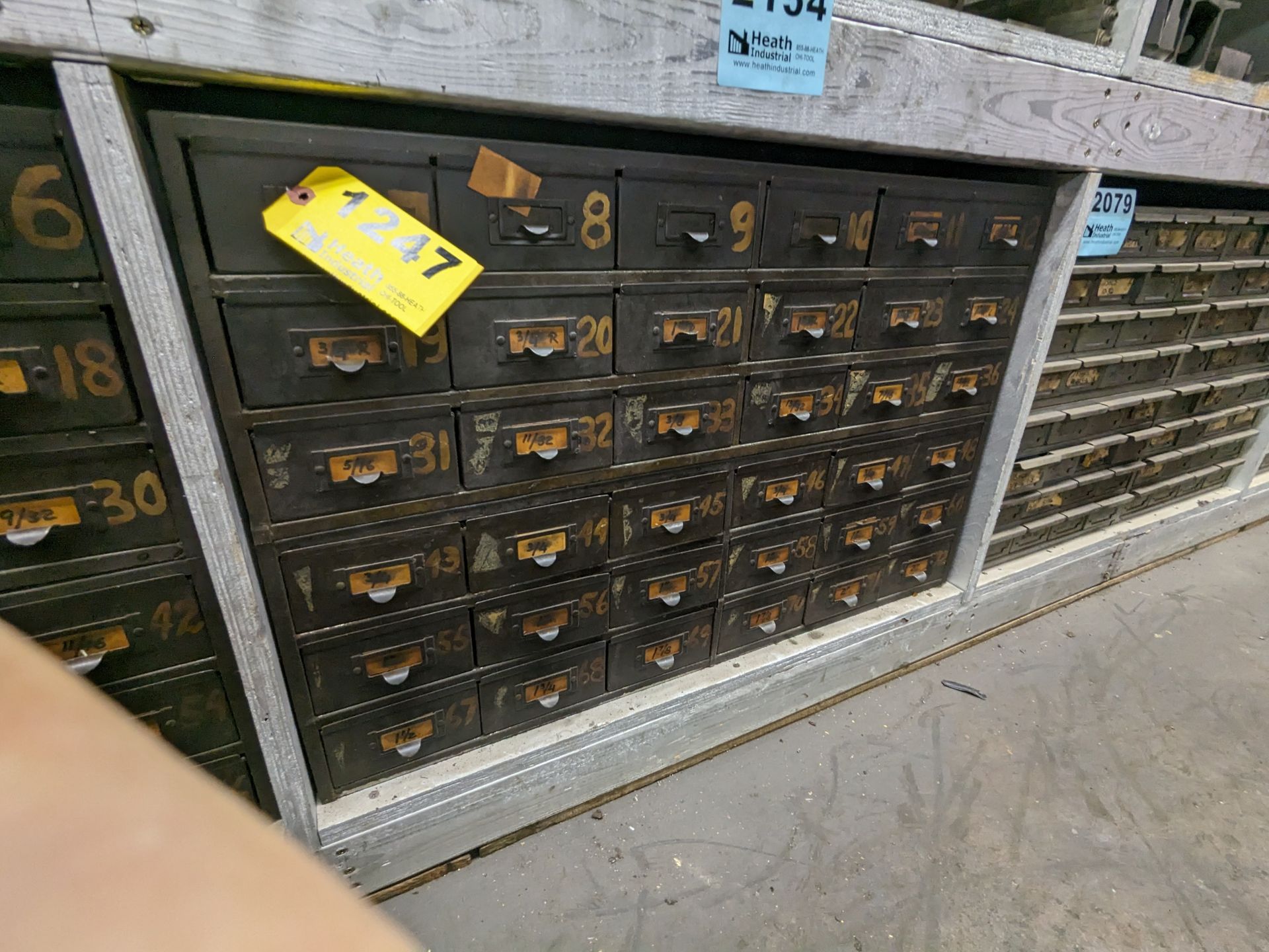 (2) 18 DRAWER TOOLING CABINETS