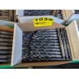 (25) TAPER SHANK DRILL BITS