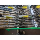 (4) TAPER SHANK DRILL BITS