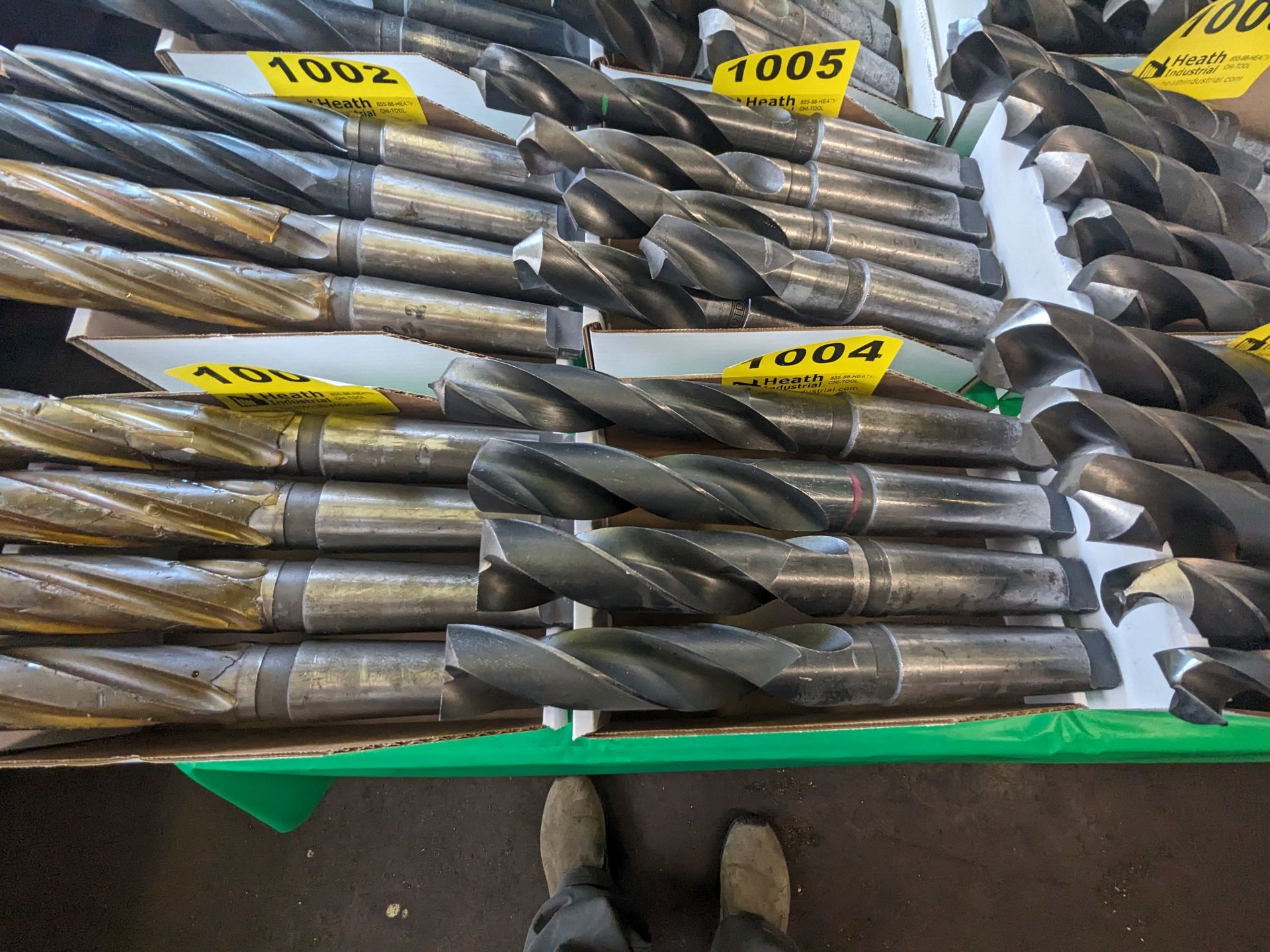 (4) TAPER SHANK DRILL BITS