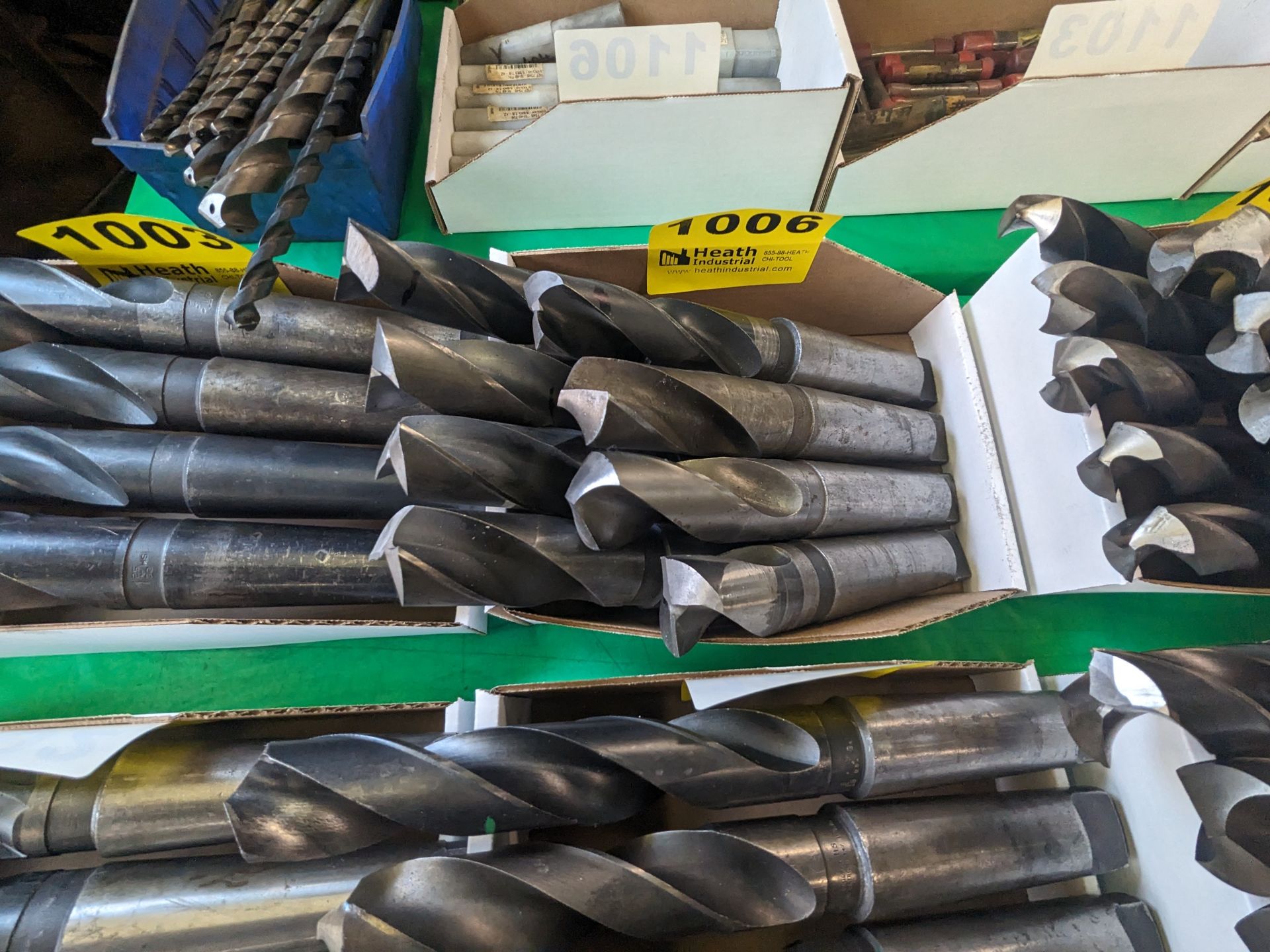 (8) TAPER SHANK DRILL BITS