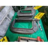 (3) ASSORTED C-CLAMPS