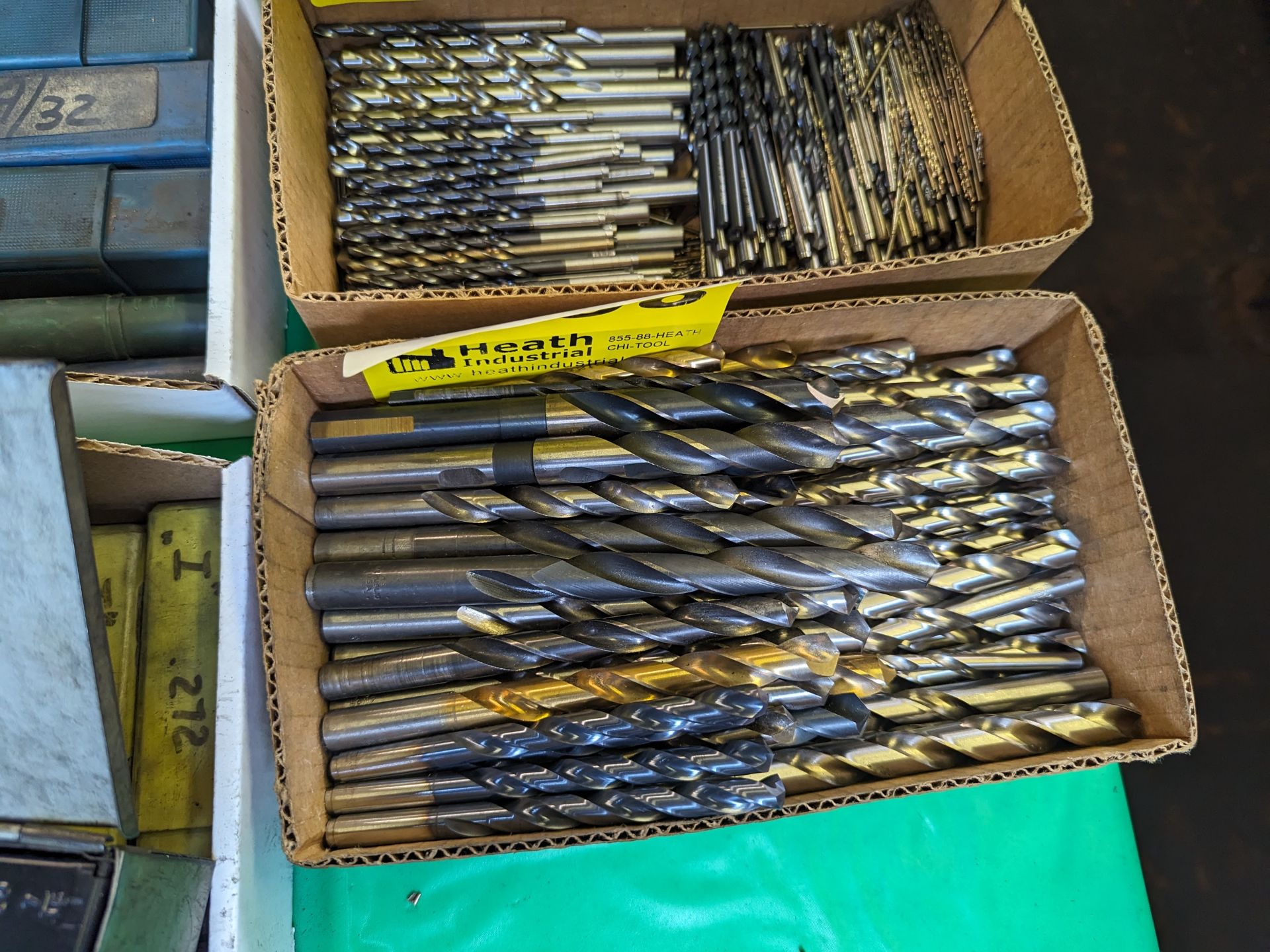 LOT OF ASSORTED NEW DRILLS IN BOX