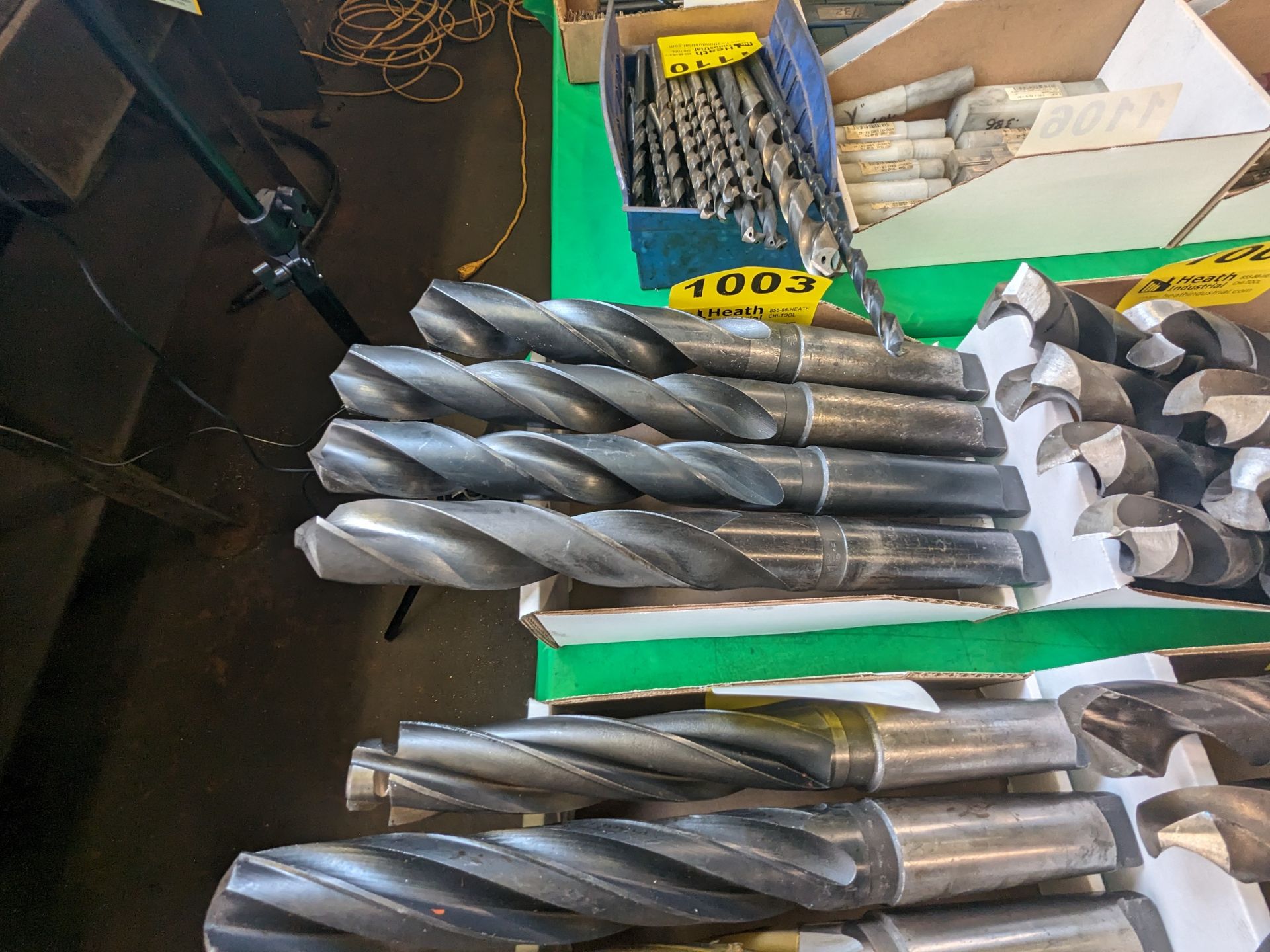 (4) TAPER SHANK DRILL BITS