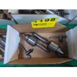 (2) JACOBS NO. 34 0-1/2" TAPER SHANK DRILL CHUCKS WITH KEYS