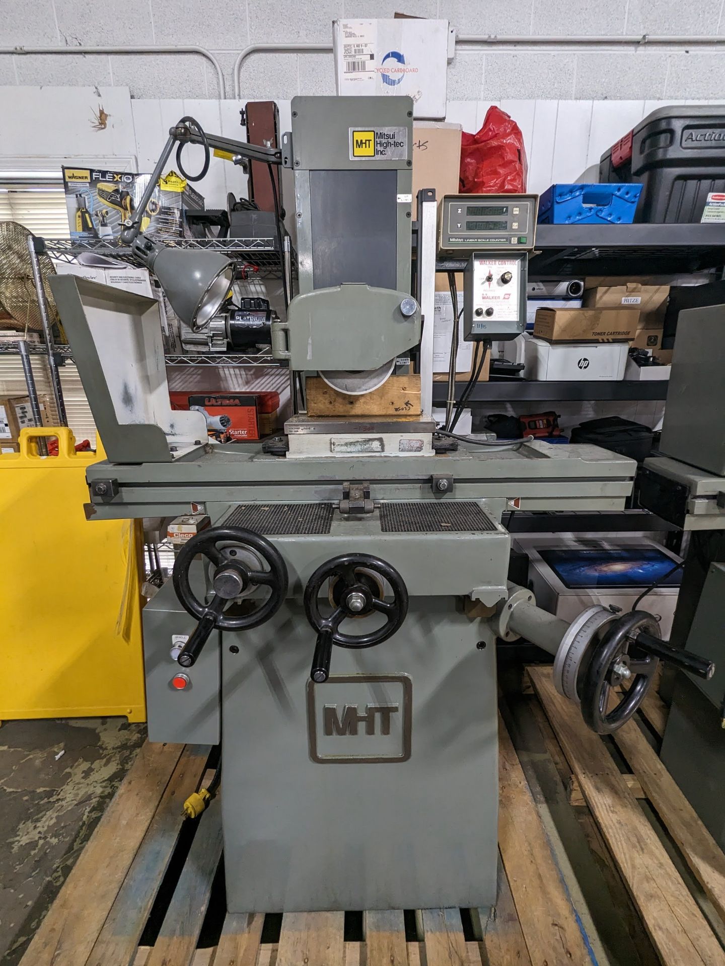 MITSUI 6" x 12" MODEL MSG-200MH SURFACE GRINDER, S/N 91-77541, WITH WALKER FINE LINE ELECTRO