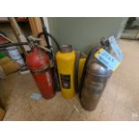 (4) VINTAGE FIRE EXTINGUISHERS