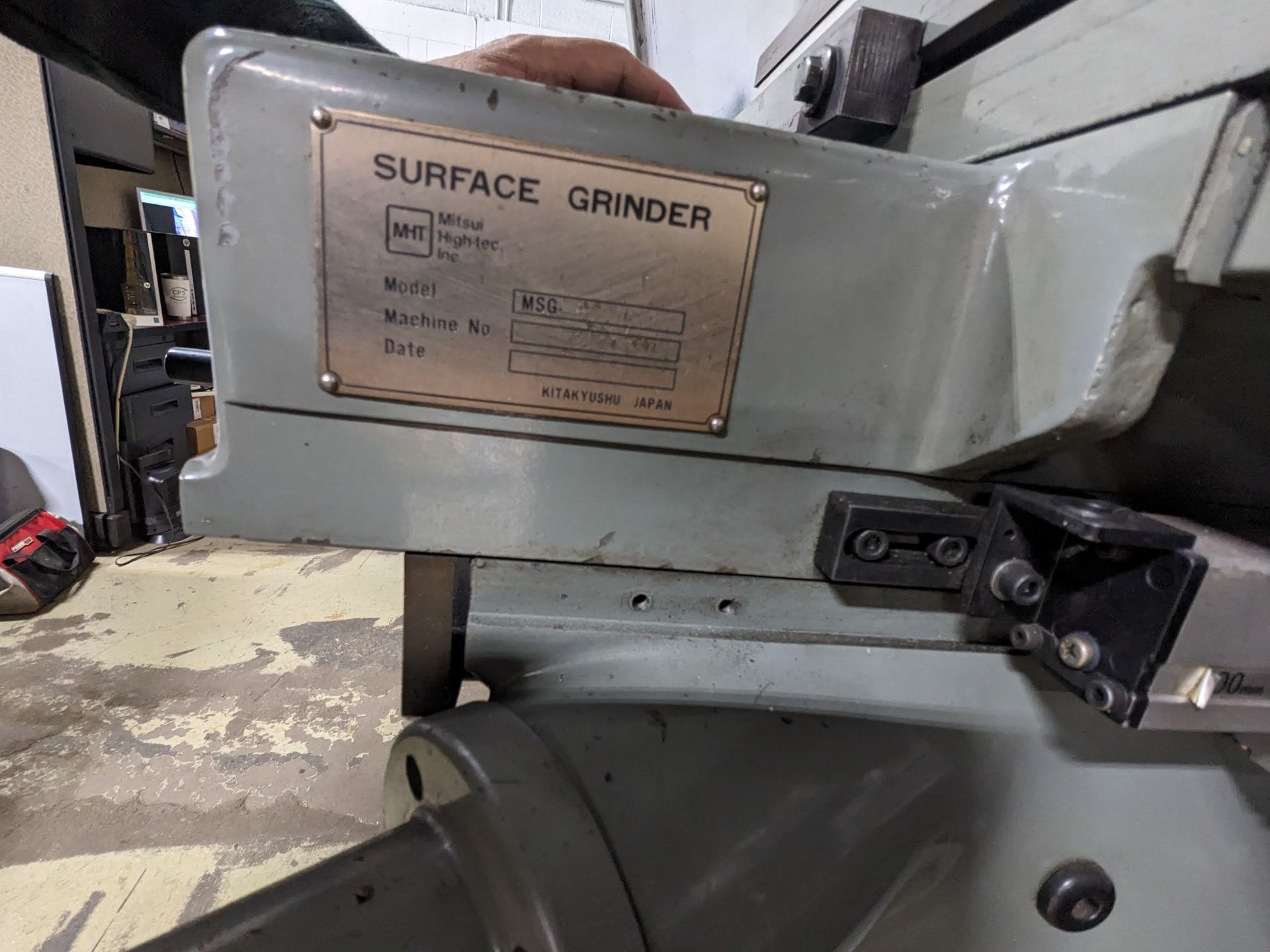 MITSUI 6" x 12" MODEL MSG-200MH SURFACE GRINDER, S/N 91-77541, WITH WALKER FINE LINE ELECTRO - Bild 3 aus 3