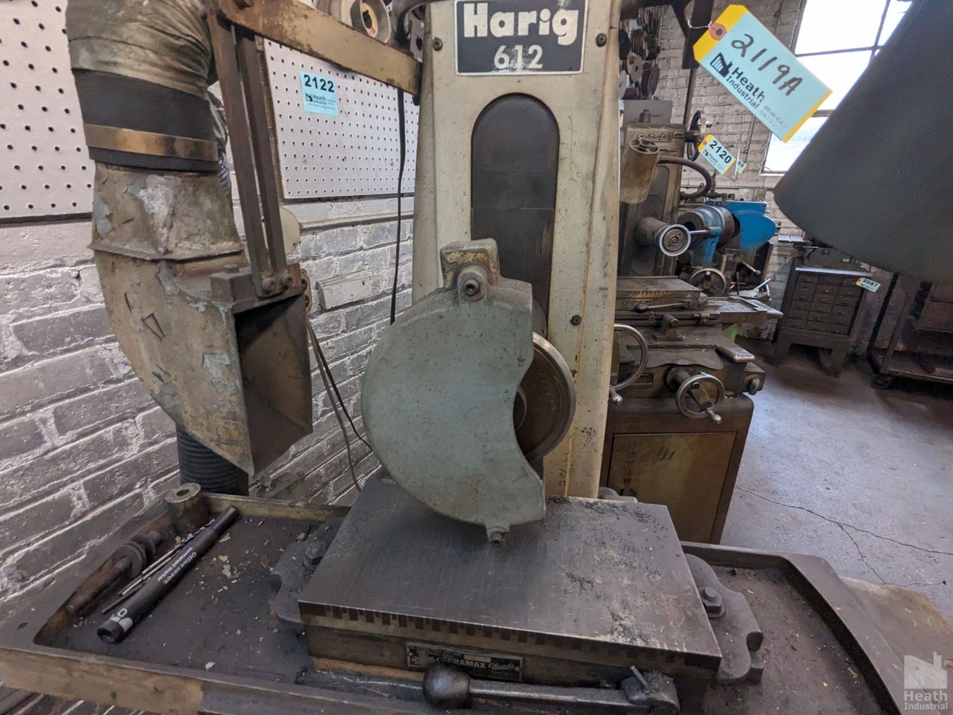 HARIG 6"x 12" MODEL 612 SURFACE GRINDER, WITH PERMANENT MAGNETIC CHUCK - Image 3 of 5