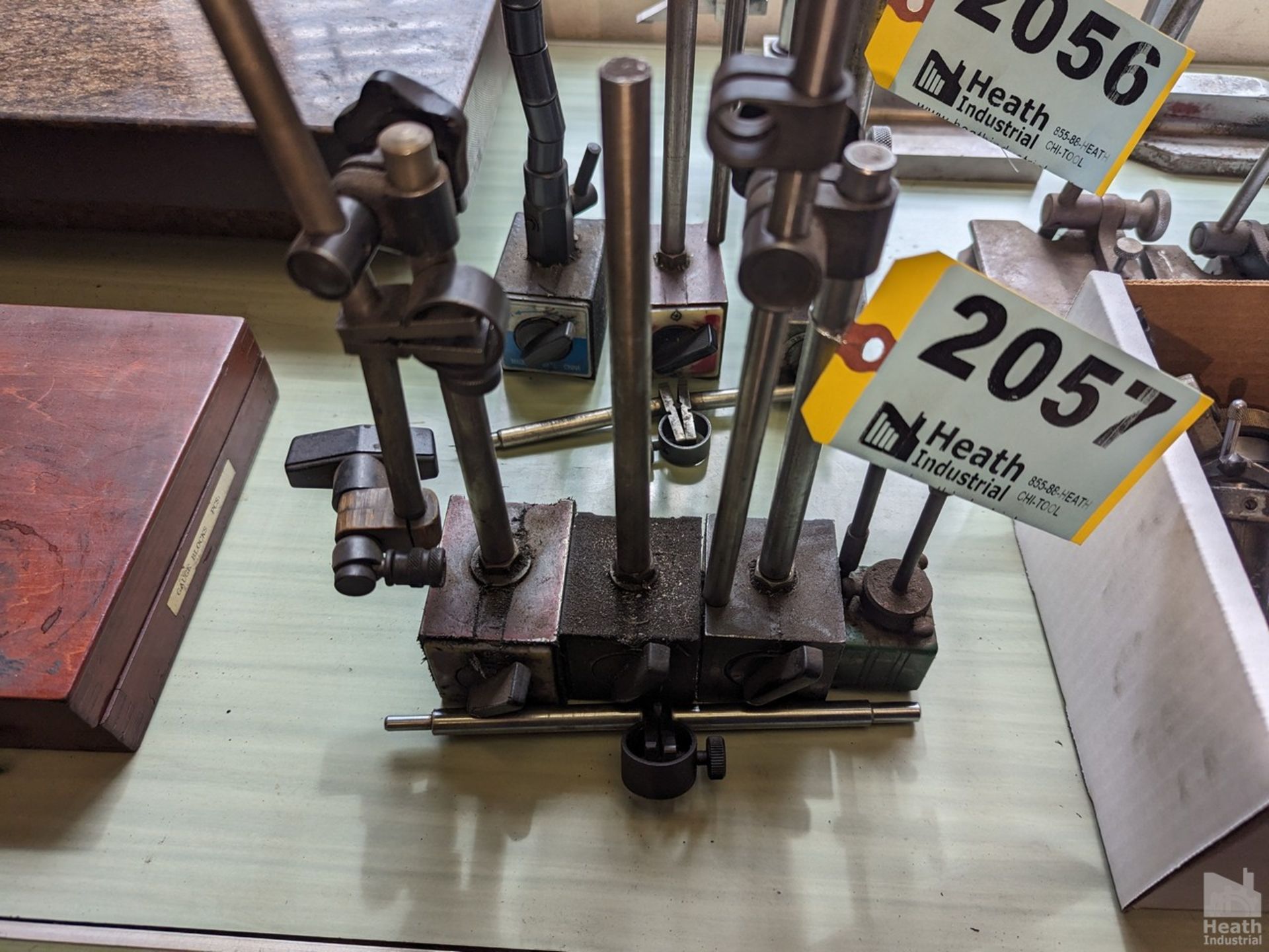 (4) ASSORTED MAGNETIC BASED INDICATOR STANDS