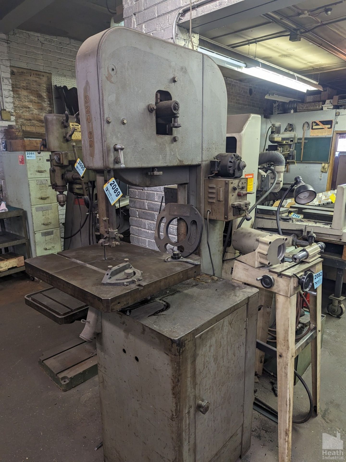 DELTA VERTICAL BANDSAW S/N 3609-A - Image 2 of 7