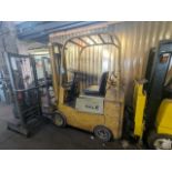 YALE 3,000 LB. MODEL G82C3020HFT LP GAS FORKLIFT TRUCK, S/N AK141077, 180" MAX. LIFT, 1939 HOURS