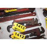 (3) RIDGID PIPE WRENCHES 10" TO 14"