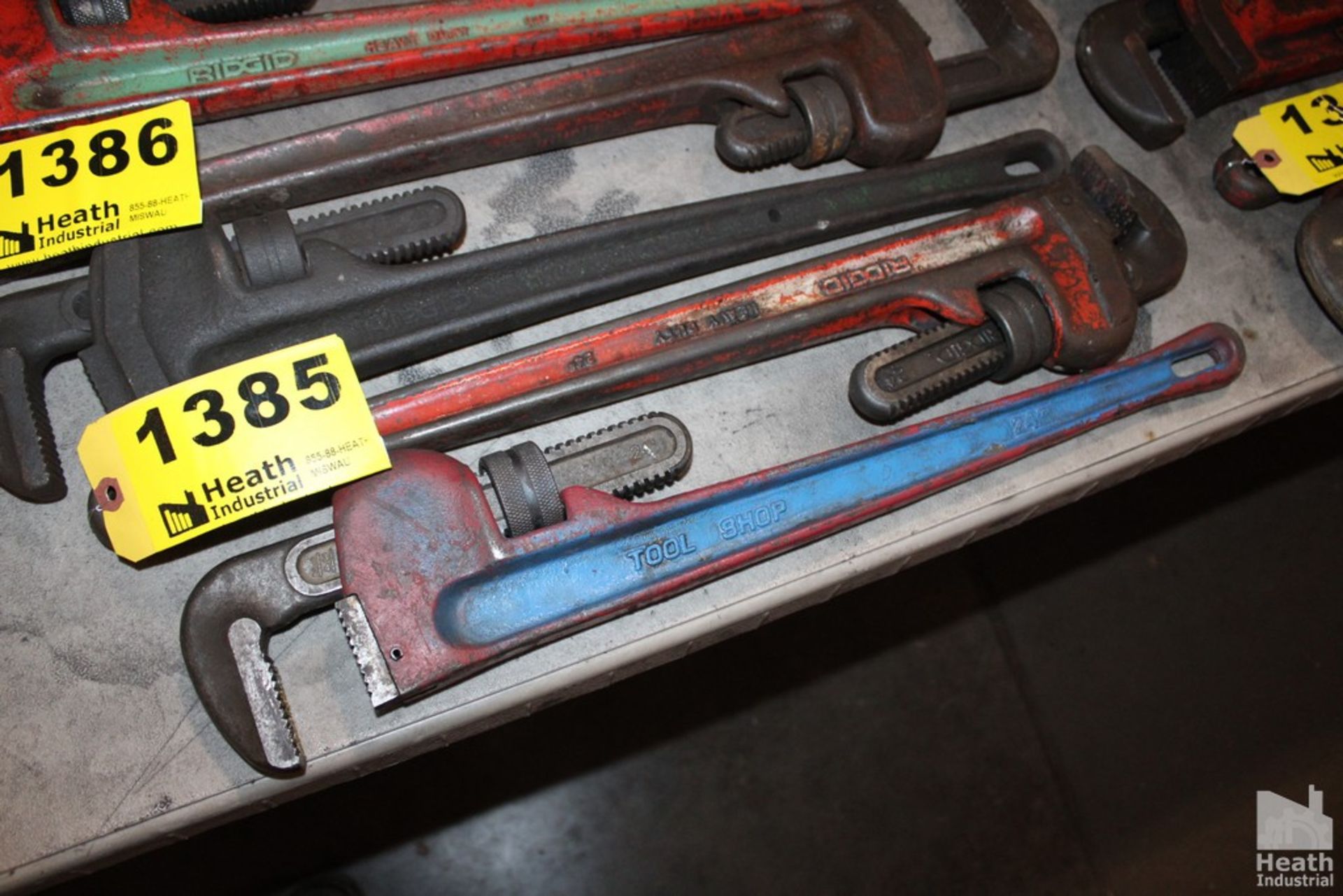 (2) RIDGID 24" PIPE WRENCHES