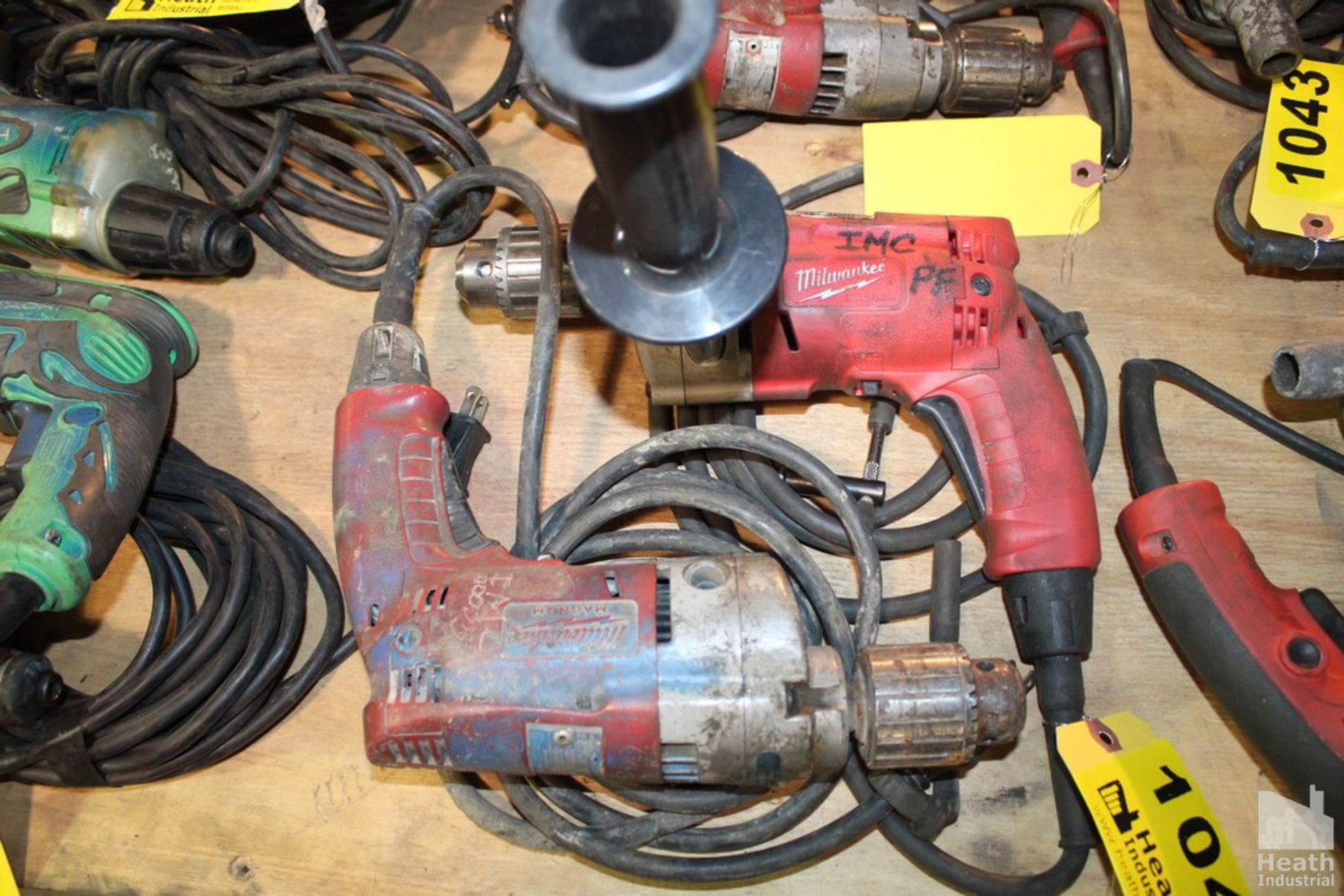 (2) MILWAUKEE 1/2" ELECTRIC DRILLS