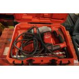 MILWAUKEE NO. 5263-20 SDS PLUS 5/8 ROTARY HAMMER DRILL WITH CASE & BITS