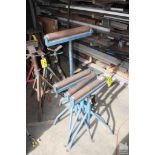 (4) ADJUSTABLE PIPE STANDS