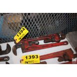 (2) RIDGID 18" PIPE WRENCHES