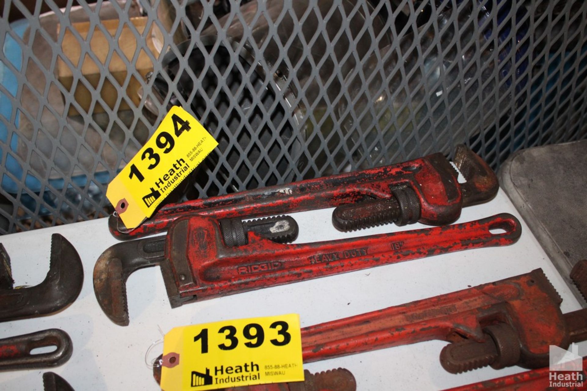 (2) RIDGID 18" PIPE WRENCHES