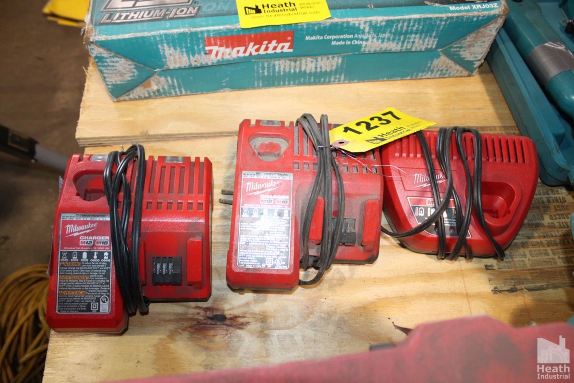 (3) MILWAUKEE BATTERY CHARGERS