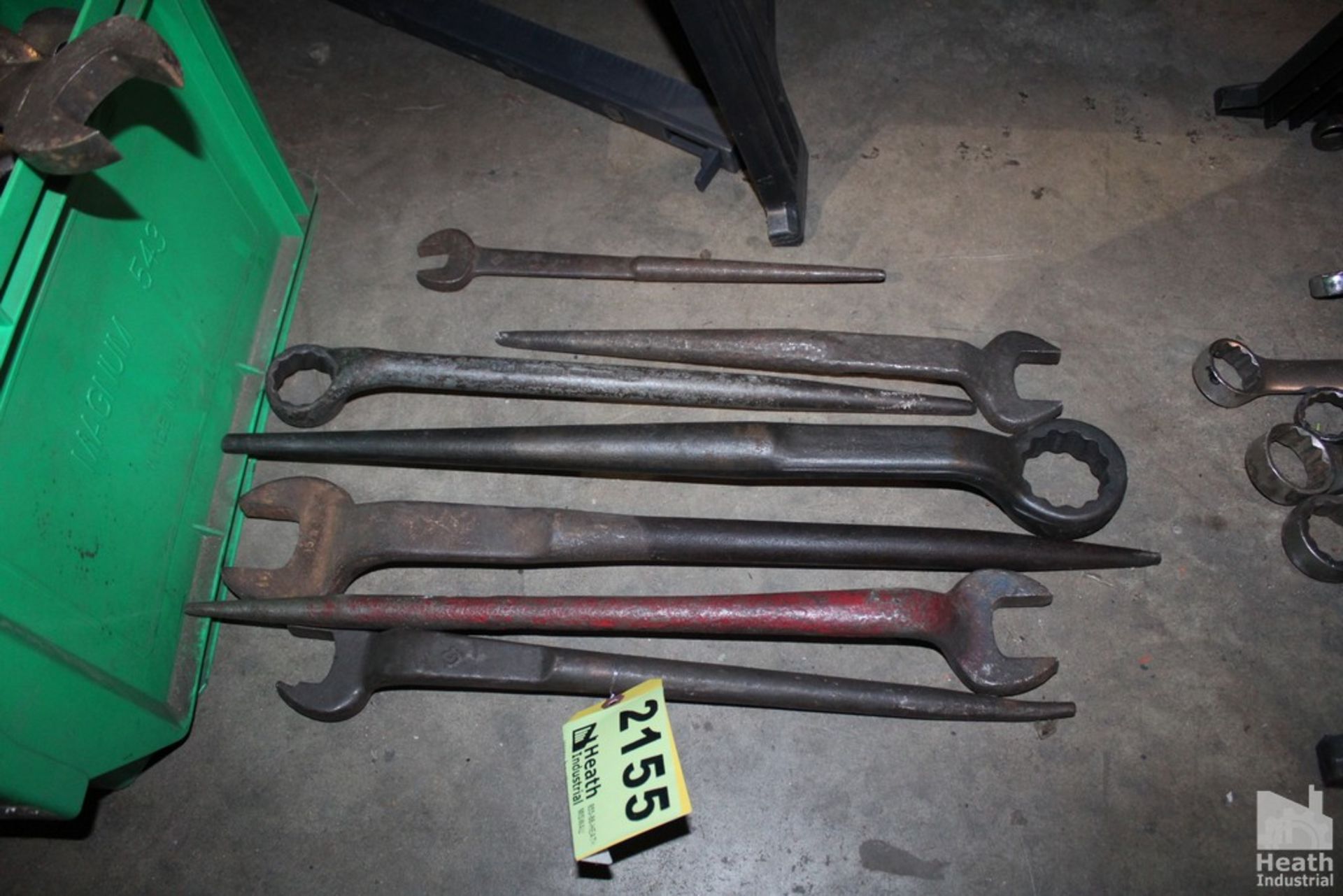 (7) LARGE IRON WORKERS WRENCHES