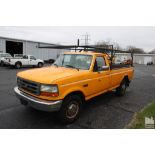 FORD F250 PICK UP TRUCK | SPRAY ON BED LINER | CONTRACTOR BODY WITH LADDER RACK | GAS | VIN