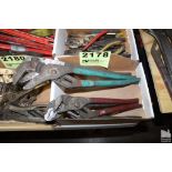 (4) CHANNEL LOCK PLIERS