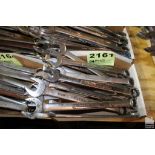 (12) LARGE MACHINE WRENCHES